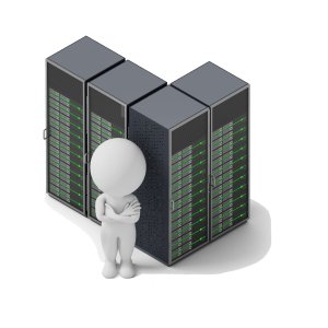 guy with servers